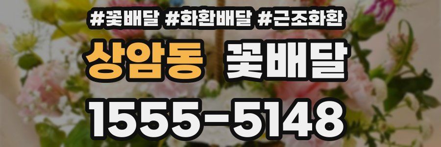 상암동 꽃배달