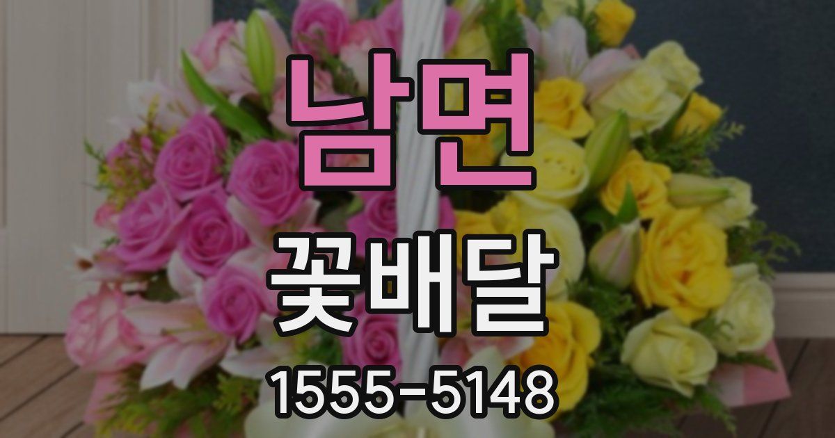 남면 꽃배달