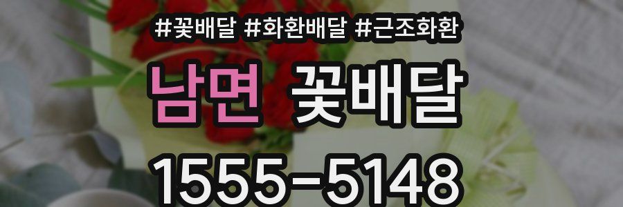 남면 꽃배달