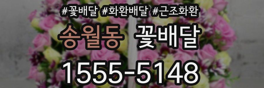 송월동 꽃배달