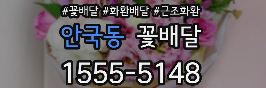 안국동 꽃배달