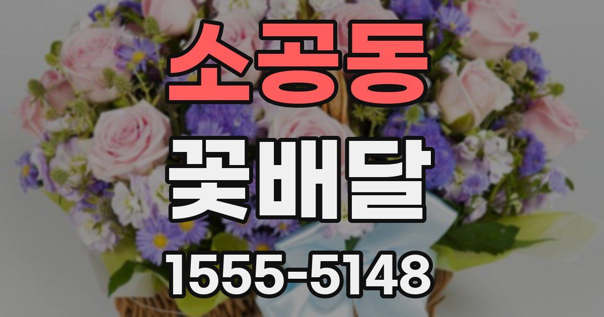 소공동 꽃배달