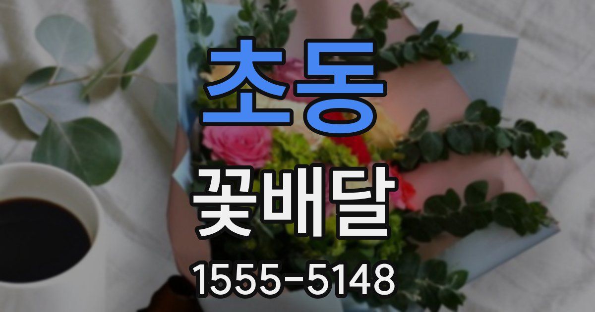 초동 꽃배달