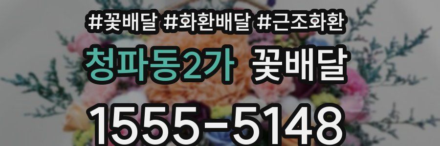 청파동2가 꽃배달