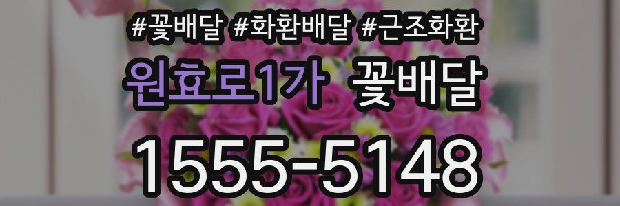 원효로1가 꽃배달