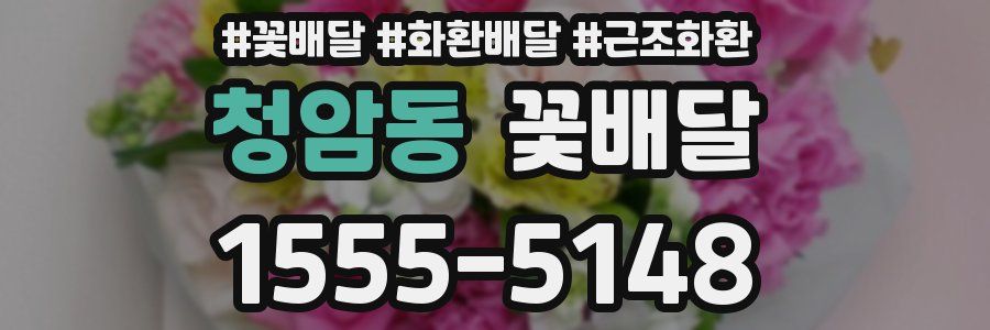 청암동 꽃배달