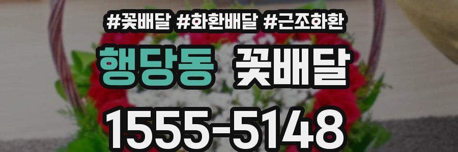 행당동 꽃배달