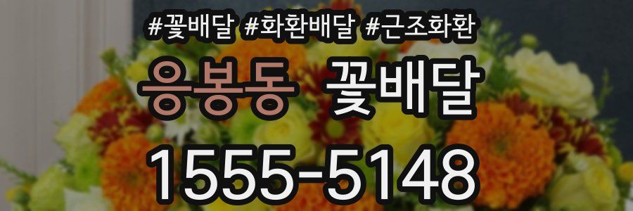 응봉동 꽃배달