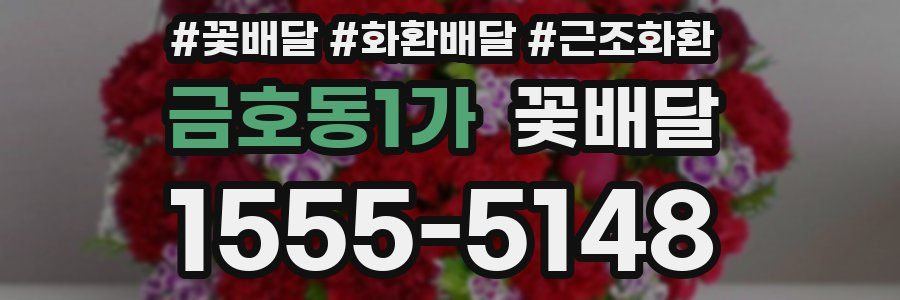 금호동1가 꽃배달