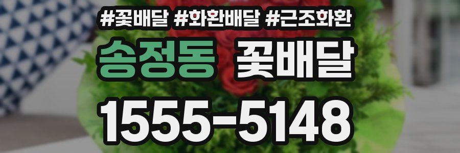 송정동 꽃배달