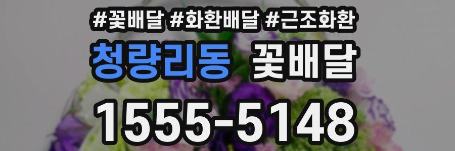 청량리동 꽃배달