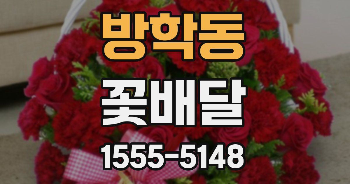 방학동 꽃배달