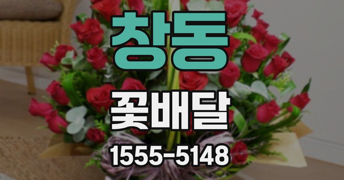 창동 꽃배달