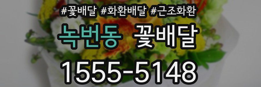 녹번동 꽃배달