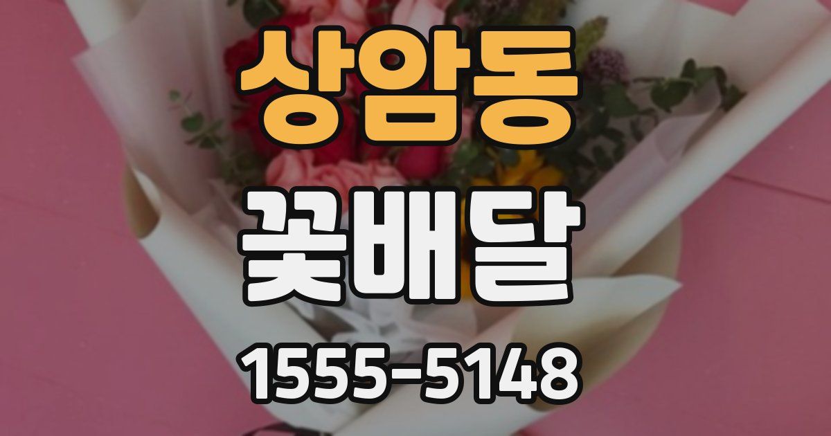 상암동 꽃배달
