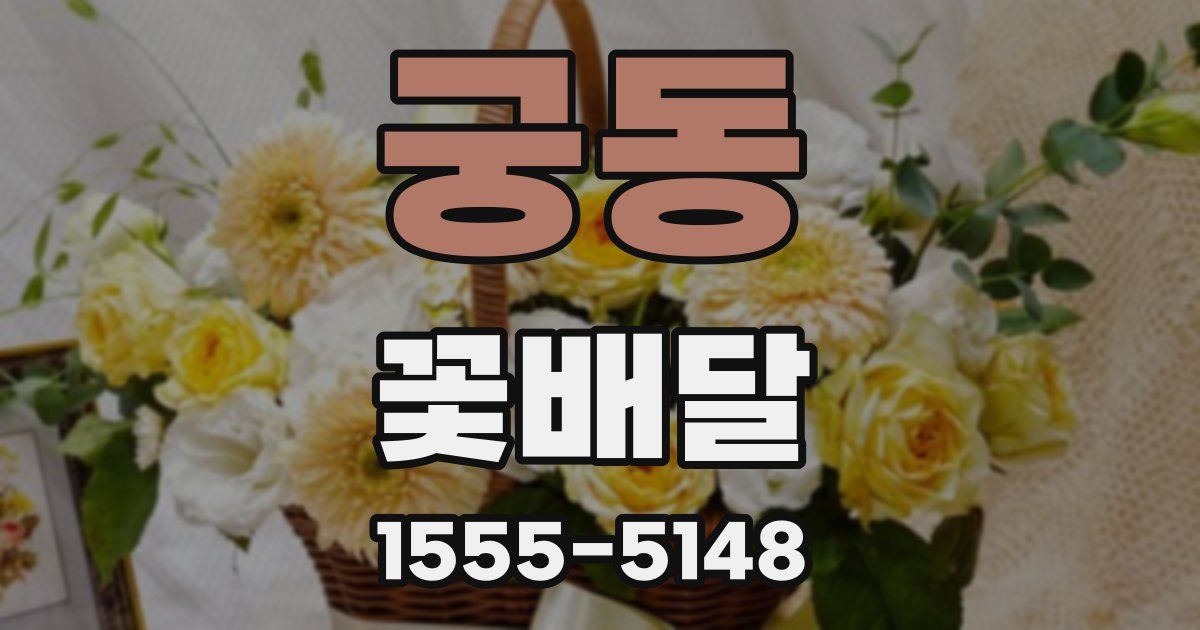 궁동 꽃배달