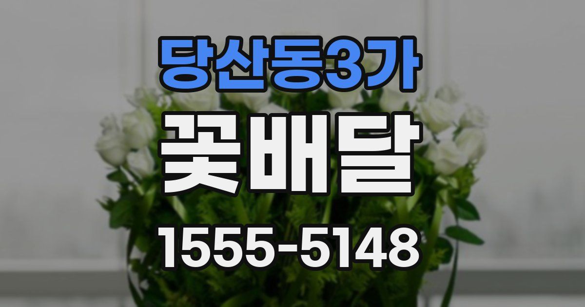 당산동3가 꽃배달