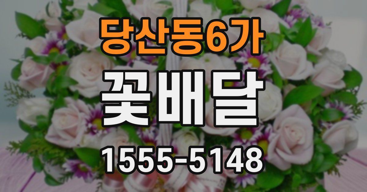당산동6가 꽃배달