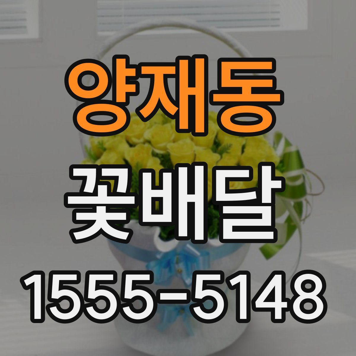 양재동 꽃배달