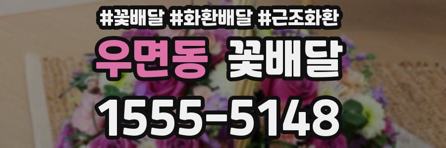 우면동 꽃배달