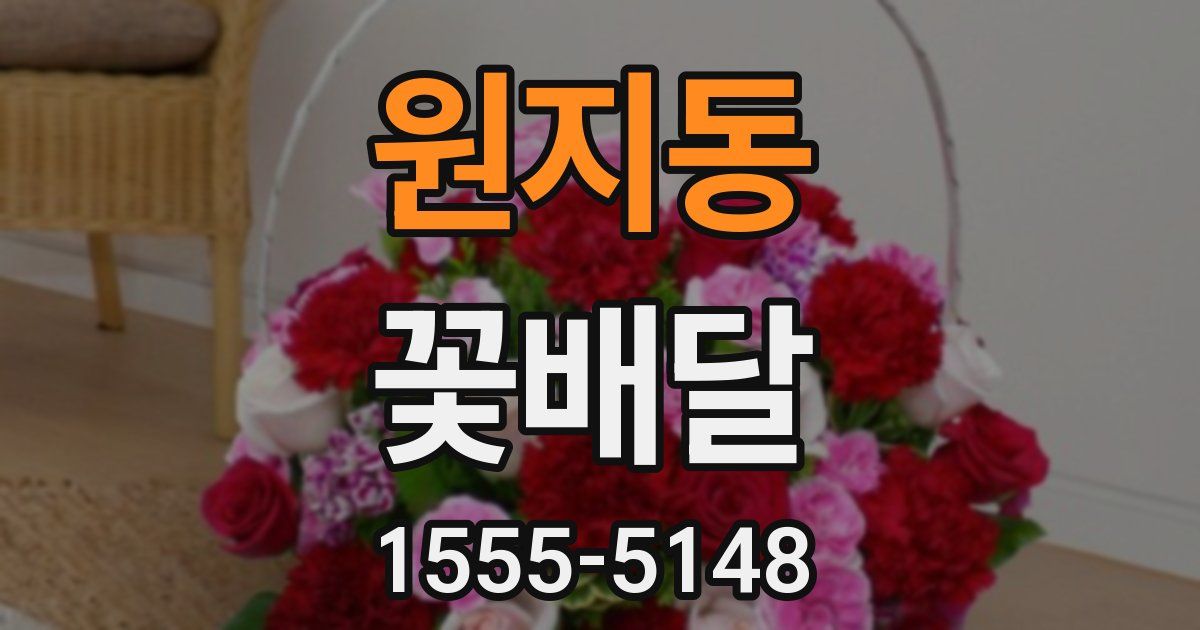 원지동 꽃배달