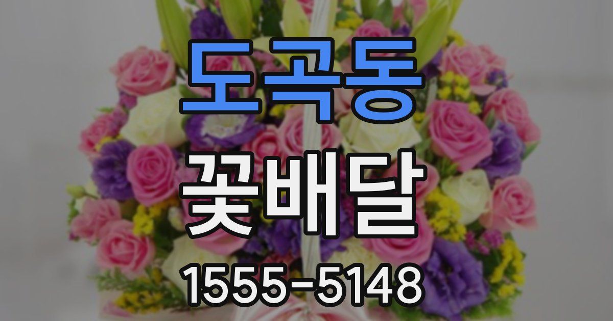 도곡동 꽃배달