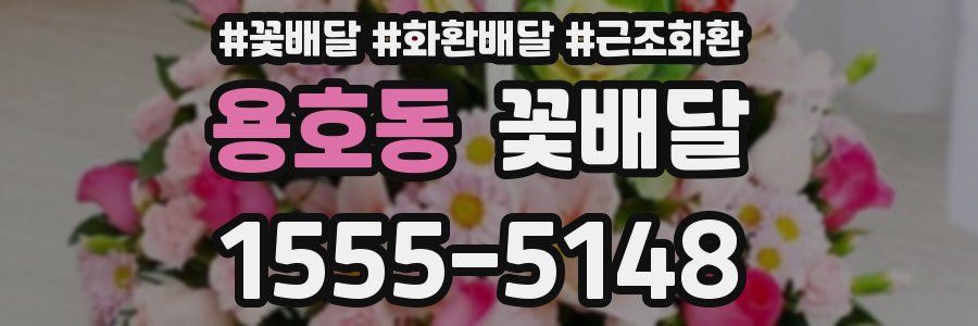 용호동 꽃배달