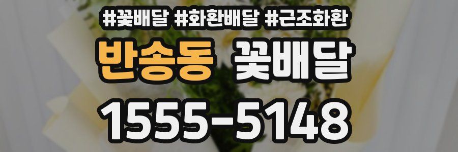 반송동 꽃배달