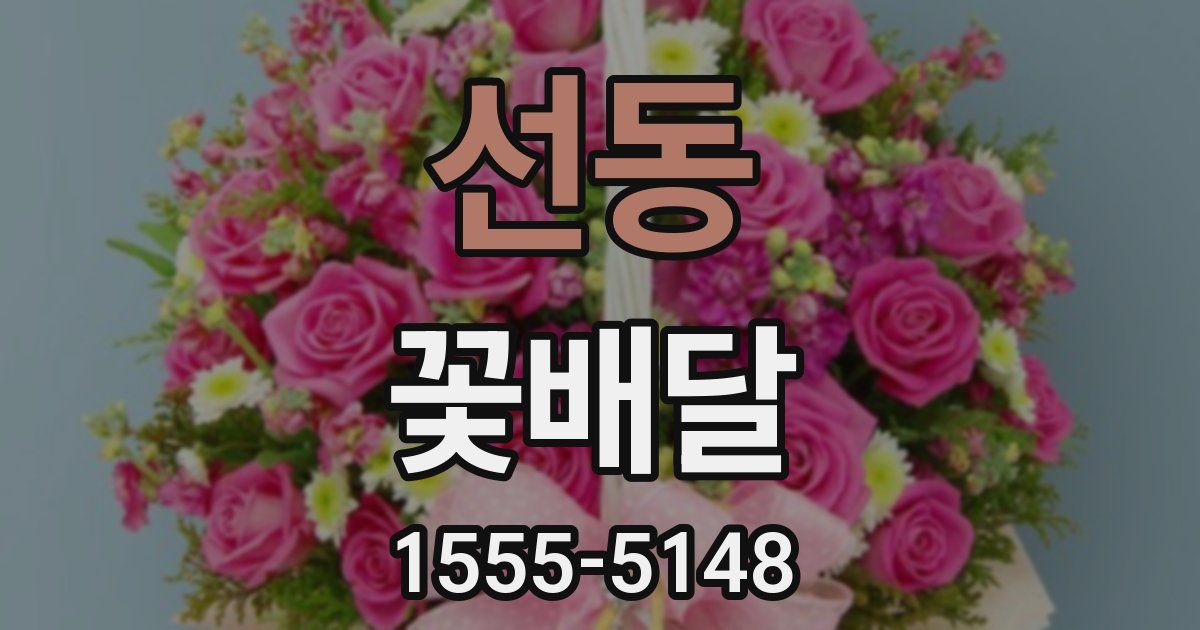 선동 꽃배달