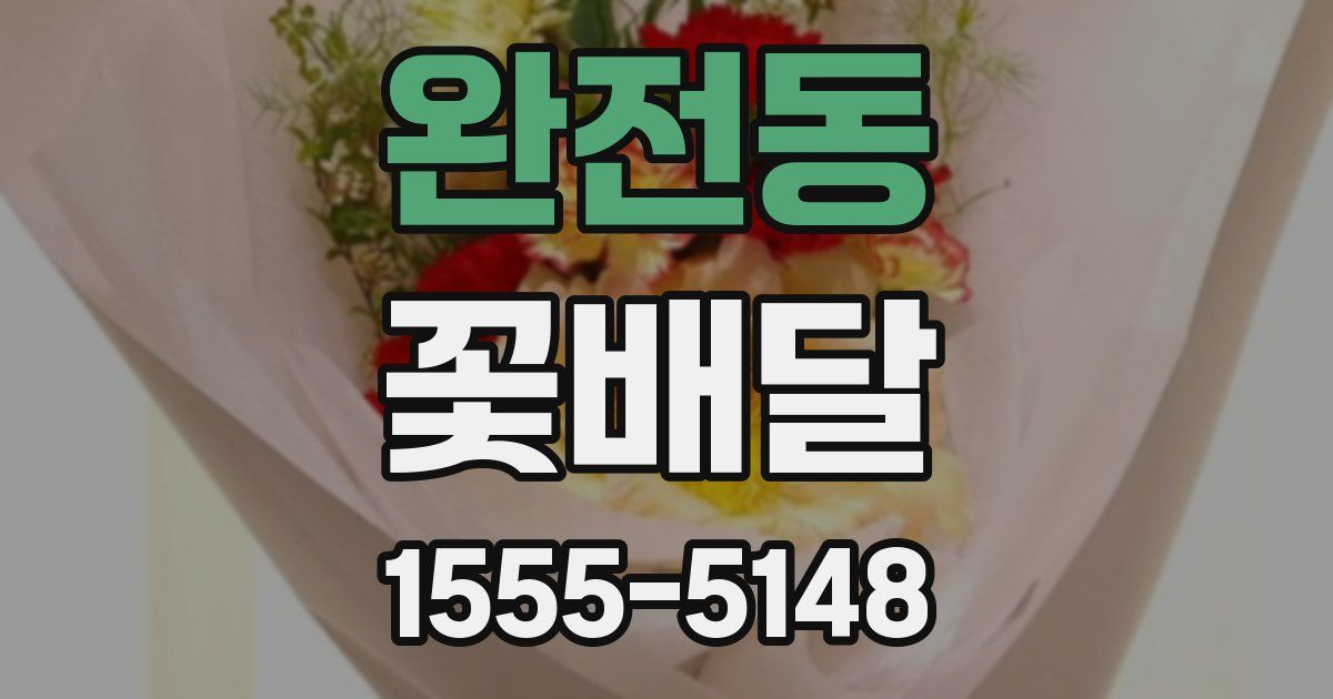 완전동 꽃배달