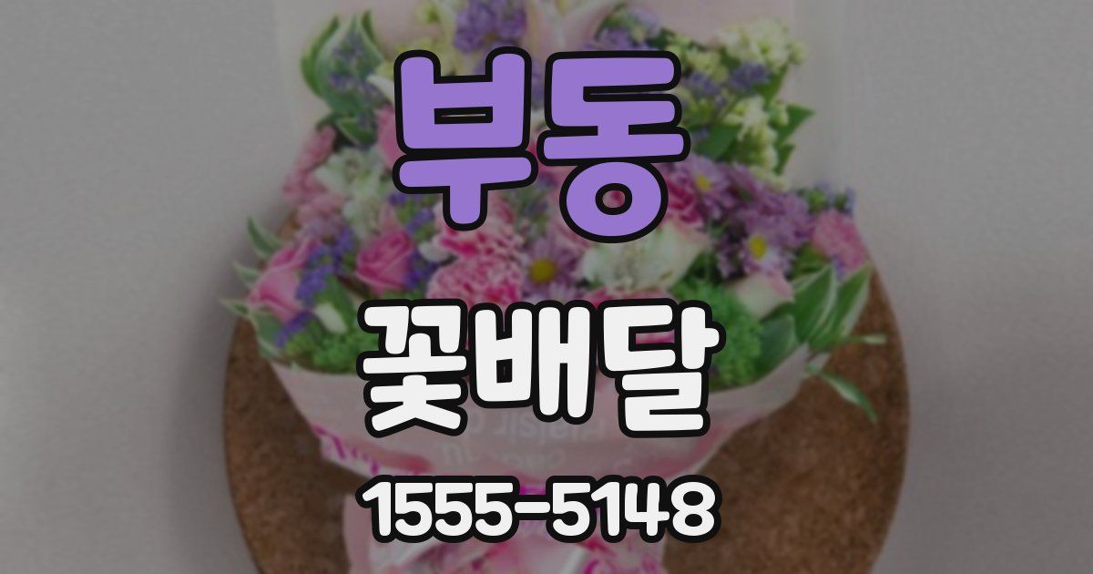부동 꽃배달