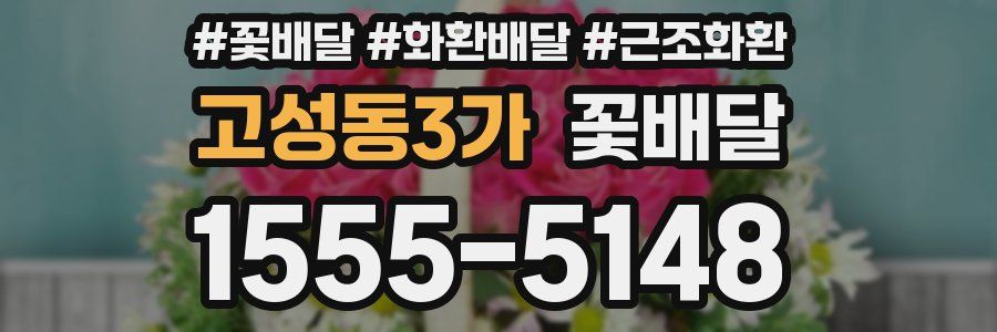 고성동3가 꽃배달