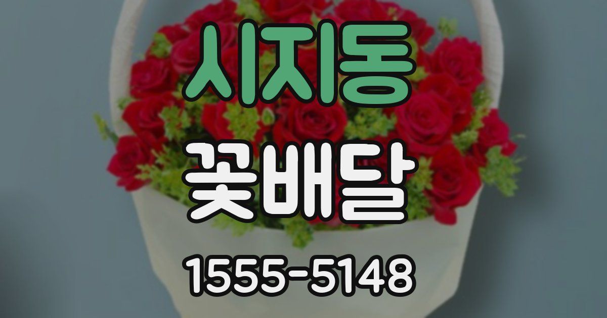 시지동 꽃배달
