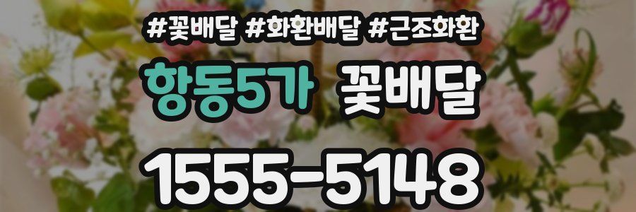 항동5가 꽃배달