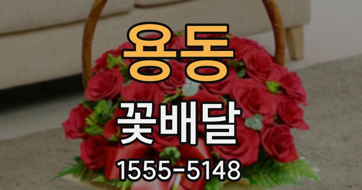 용동 꽃배달