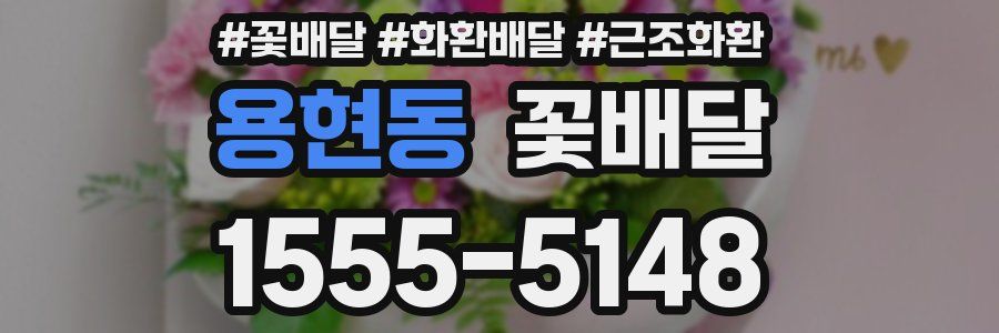 용현동 꽃배달