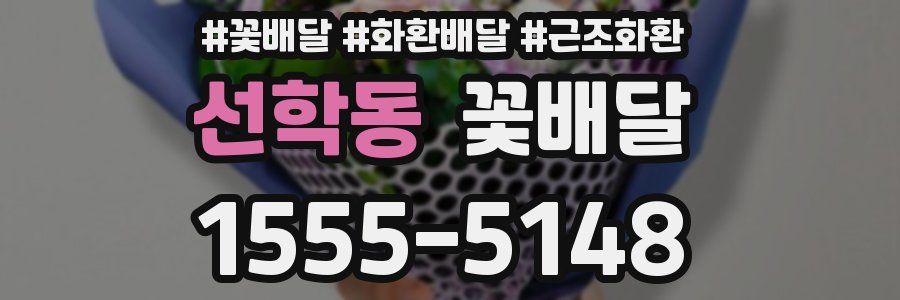 선학동 꽃배달