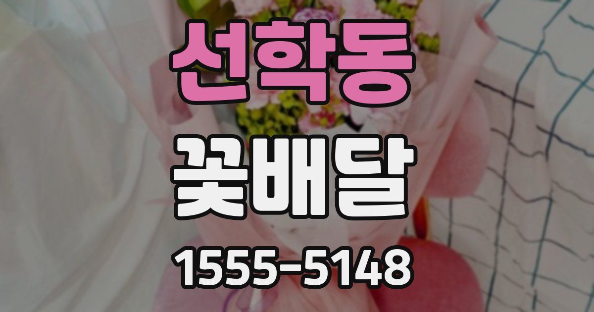 선학동 꽃배달