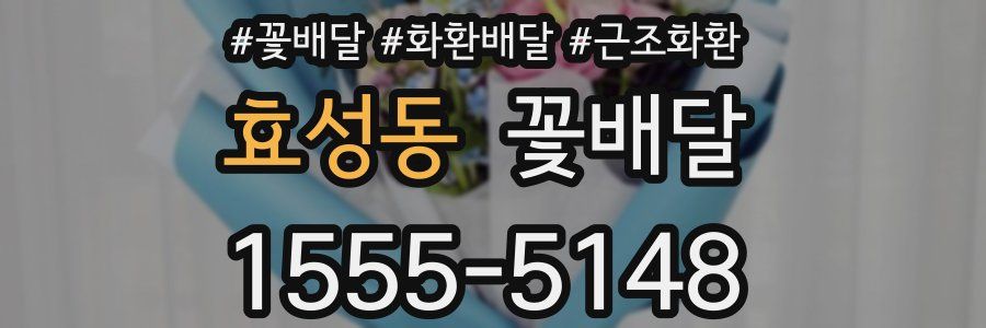 효성동 꽃배달