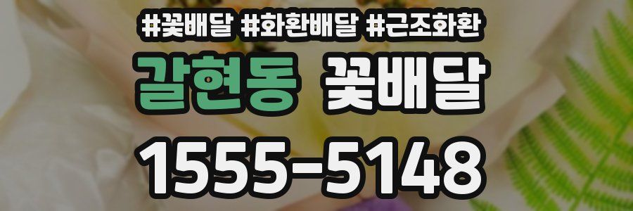갈현동 꽃배달