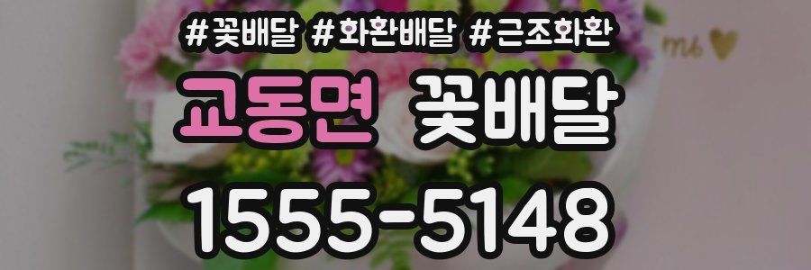 교동면 꽃배달