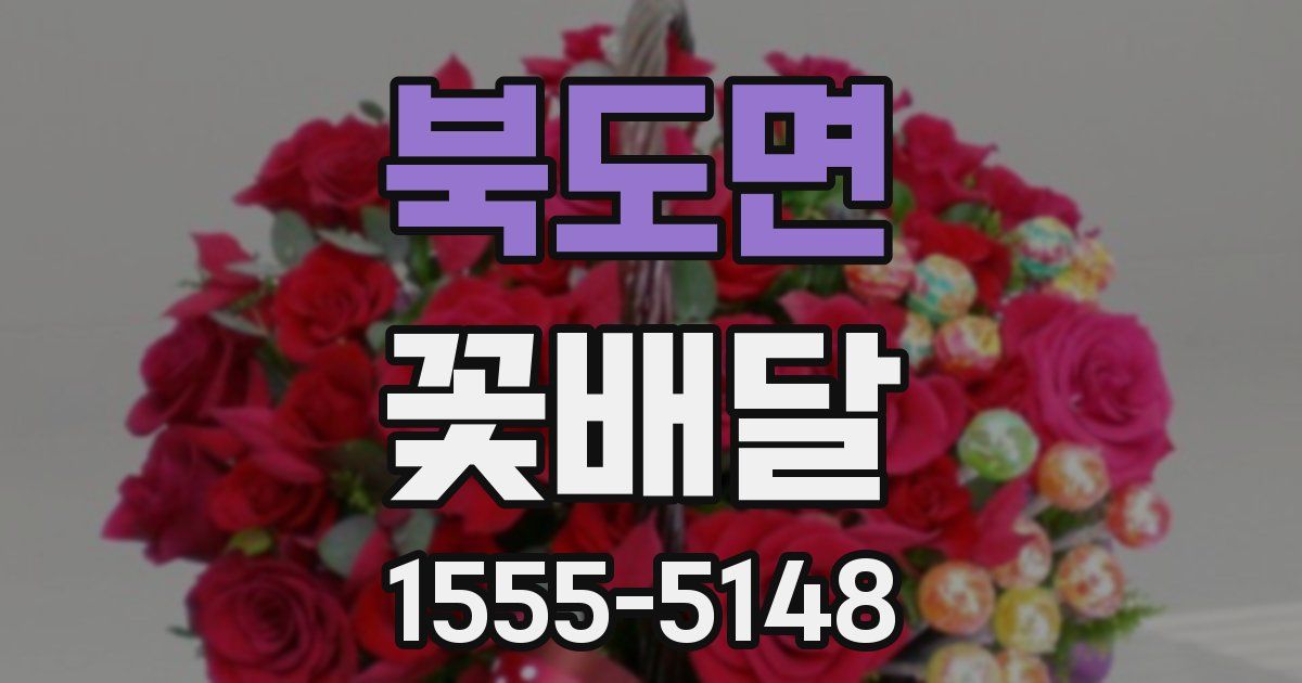 북도면 꽃배달