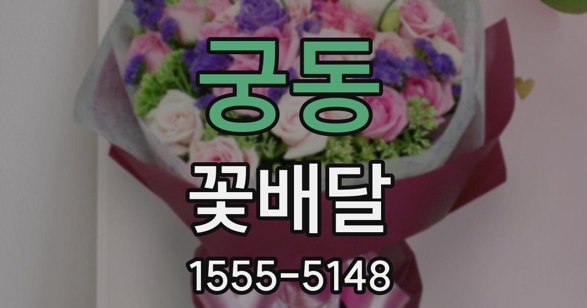 궁동 꽃배달
