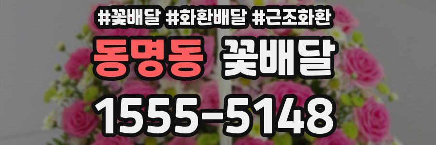 동명동 꽃배달