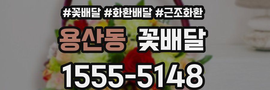 용산동 꽃배달