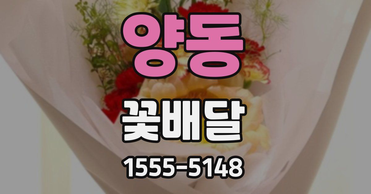 양동 꽃배달