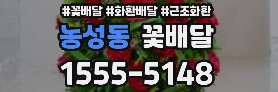 농성동 꽃배달
