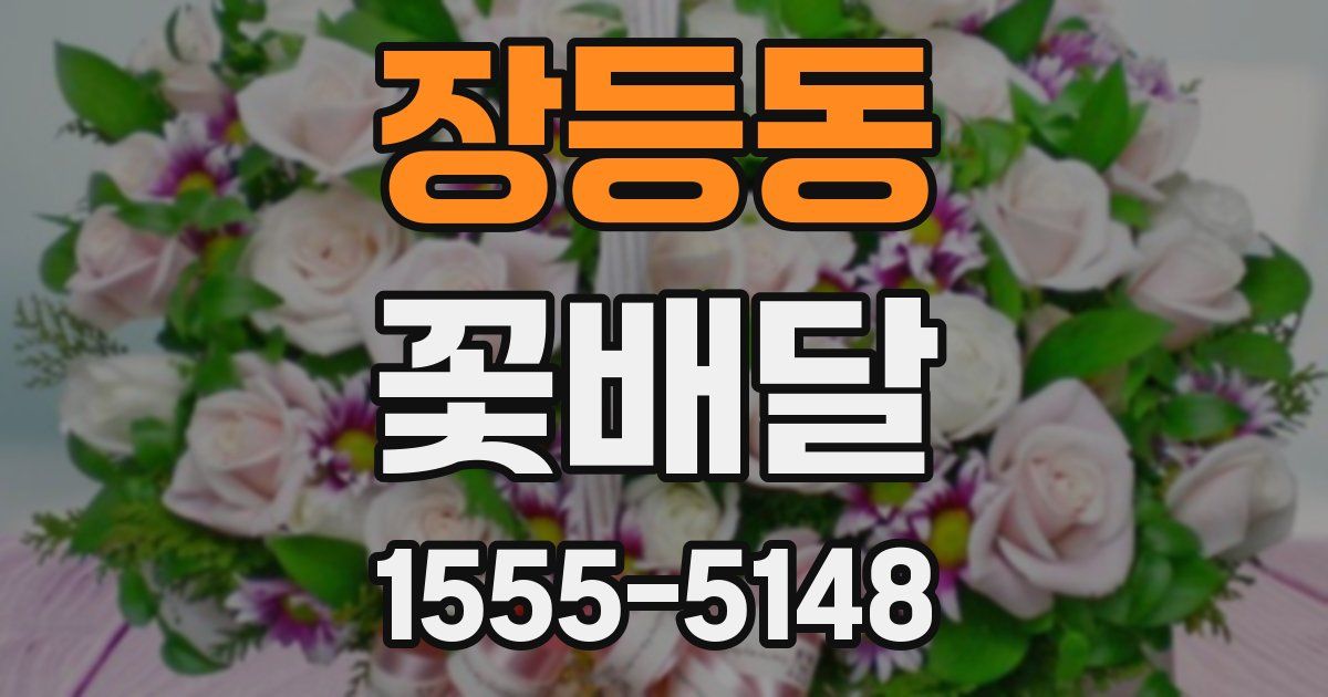 장등동 꽃배달