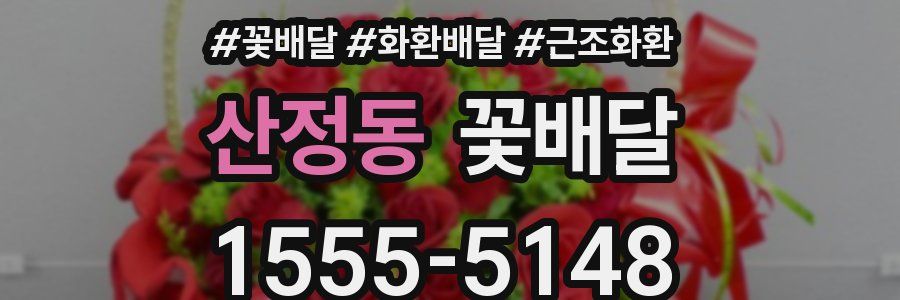 산정동 꽃배달