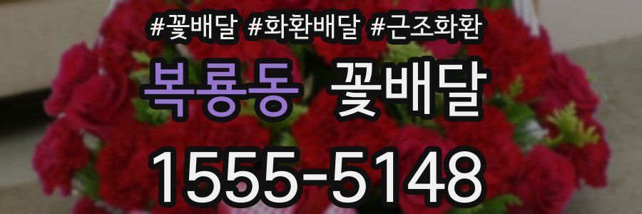 복룡동 꽃배달